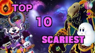 Top 10 SCARIEST Moments in Kirby Games!!!