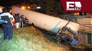 Volcó un tráiler en la carretera Naucalpan-Toluca / Comunidad con Jazmín Jalil