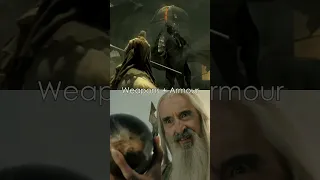 Witch-King ⚖ vs Saruman 🔮 #lordoftherings #lotr #vs #edit #witchking #saruman #video #shorts #short