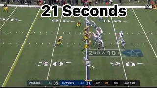 Green Bay Packers Longest Lasting Plays (15 + Seconds)