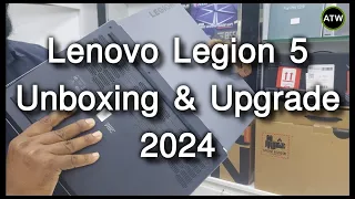 Lenovo Legion 5 15ARP8 unboxing and SSD Upgrade