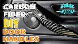 How to Change your Car Interior to Real Carbon Fiber (Carbon fiber Skinning/Wrapping) [DIY]