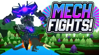 INSANE MECH FIGHTS!!! - Build a Boat For Treasure in ROBLOX