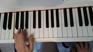 Heart and Soul Piano single Left Hand pattern