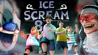 CHARLIE ALMOST GET ME KILLED!! ICE SCREAM 8 FINAL CHAPTER FULL GAMEPLAY