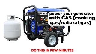 How to Convert petrol generator to Gas generator in 3 mins with Dual carburetor#gas #carburetor #lpg