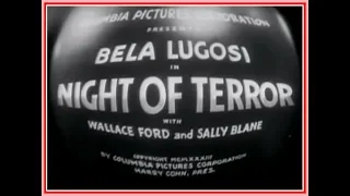 1933 Night of Terror Spooky Movie Dave