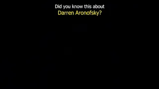 Did You Know This About DARREN ARONOFSKY? #shorts #batman