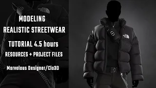 TUTORIAL MD/CLO3D - modening realistic streetwear