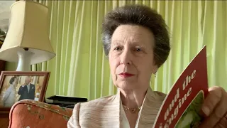 The Princess Royal reads 'Thomas and the Royal Engine' by Reverend W. Awdry for Save with Stories UK