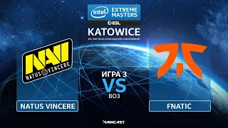 Natus Vincere vs fnatic [Map 3, Mirage] (Best of 3) IEM Katowice 2020 | Groups Stage