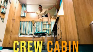 Crew Cabin on Cruise ship | Costa Smeralda | sharing Cabin Biggest cruise ship 6000 passengers 😱