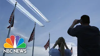 Blue Angels And Thunderbirds Perform Flyover Of Washington, D.C. | NBC News