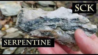 Rock Hounding Serpentine, Schist & Quartz in a Southeast Pennsylvania Creek  Morel Mushroom Hunting