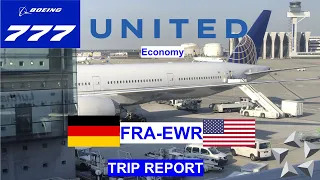 TRIP REPORT | UNITED 777-300ER (Economy) | FRA-EWR
