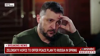 🇺🇦Зеленский под кайфом дал интервью телеканалу MSNBC.