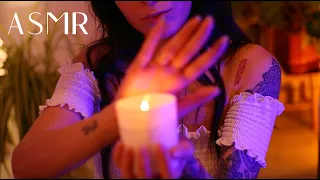 ASMR Warm Late Night Triggers 🕯Hypnotic Candles, Tapping, Inaudible Whispers ✨ (Layered Sounds)