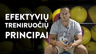 Efektyvių treniruočių principai