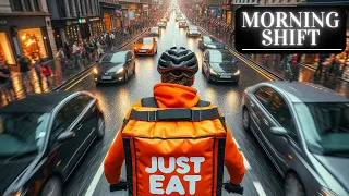 Morning Shift as Delivery Cyclist for JUST EAT 🚴‍♂️.