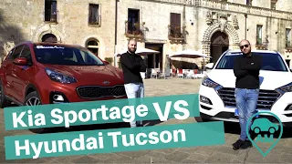 KIA Sportage 2019 vs HYUNDAI Tucson 2019 - Compare ITA (ENG SUBS) - Automagazine.click