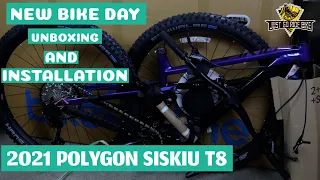 2021 POLYGON SISKIU T8| UNBOXING AND INSTALLATION| NEW BIKE DAY | IN ENGLISH