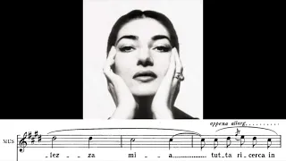 [Maria Callas] G. Puccini: La Bohème: Quando m'en vo (1958) SCORE VIDEO