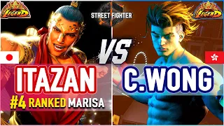 SF6 🔥 Itazan (#4 Ranked Marisa) vs Chris Wong (Luke) 🔥 SF6 High Level Gameplay