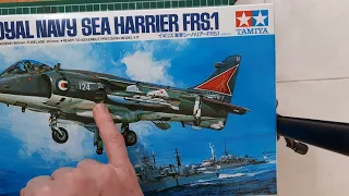 Unboxing Tamiya Sea Harrier FRS.1 1/48