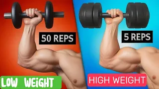 HIGH REPS VS LOW REPS for muscle growth and strength(which is better?)