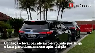 Conheça o local paradisíaco escolhido por Janja e Lula para descansarem após eleição