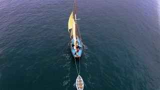 Pilot Cutter Eve.  Classic Sailings little Flag Ship