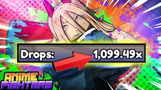 NEW 1100X+ DROPS MULTIPLIER In Anime Fighters!