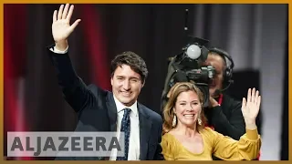 Justin Trudeau wins second term in hard-fought Canada election