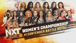 NXT Women's Championship #1 Contender Battle Royal (Full Match Part 1/2)