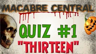 FRIDAY 13th Trivia Quiz - 10 questions