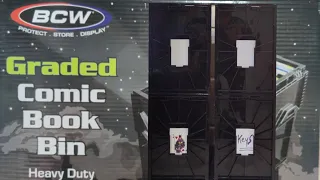 BCW Graded Comic Book Bin Unboxing and Assembly