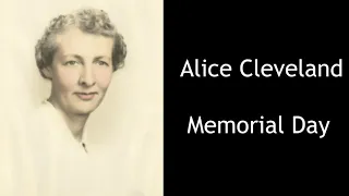 Alice Cleveland Memorial Day And The Women's Relief Corps