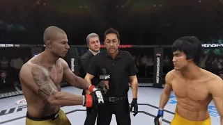 Alex Oliveira vs. Bruce Lee (EA sports UFC 3) - CPU vs. CPU
