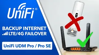 UniFi Backup Internet über LTE/5G - Failover WAN einrichten