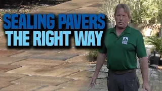 How to seal outdoor pavers | Earth Works Jax