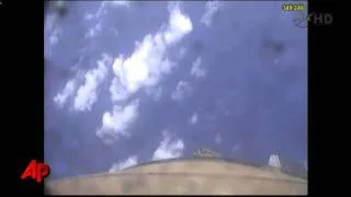 Raw Video: View From Shuttle's Boosters