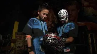 Rey Mysterio meets the mask contest winner