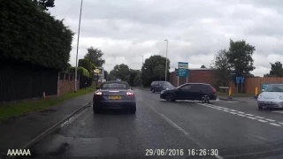 Cambs Dashcam - St Ives, Cambridgeshire: Some Audi on Audi action.