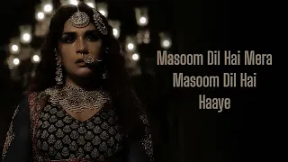 Masoom Dil Hai Mera | Video Song | Sanjay Leela Bhansali | Richa Chadha | Heeramandi