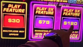 Buying $120 Bonuses On NEW Deal Or No Deal Slot Machine!!