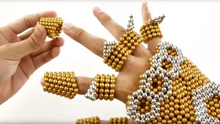 DIY Amazing THANOS Infinity Gauntlet Made Out Of 1,888 Magnetic Balls    Magnetic Relax  4k