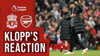 Klopp's Reaction: Comeback, reaction & Trent's position | Liverpool vs Arsenal