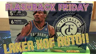 Flashback Friday!! 2012 Totally Certified Basketball Hobby Box. Assist Master Auto!!