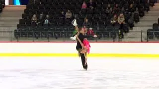 ISU 2014 Jr Grand Prix Tallinn Free Dance Viktoria SEMENJUK / Artur GRUZDEV EST