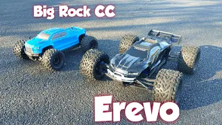 Arrma Big Rock vs Traxxas Erevo